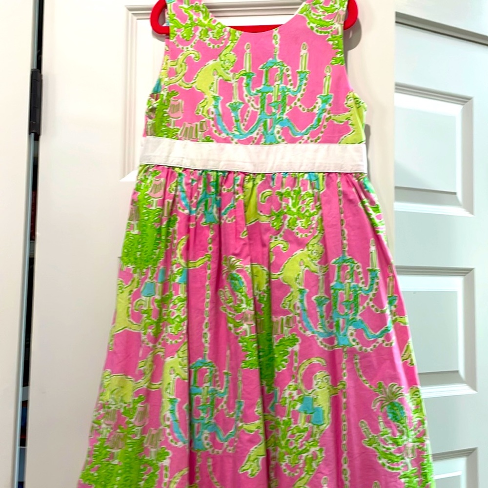 Lilly Pulitzer girls size 7 “monkey trouble” dress